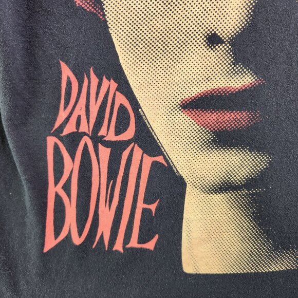 David Bowie Shirt Mens M 2007 Y2K AOP Full Graphic Print Glam Rock Concert Tee - Picture 3 of 12